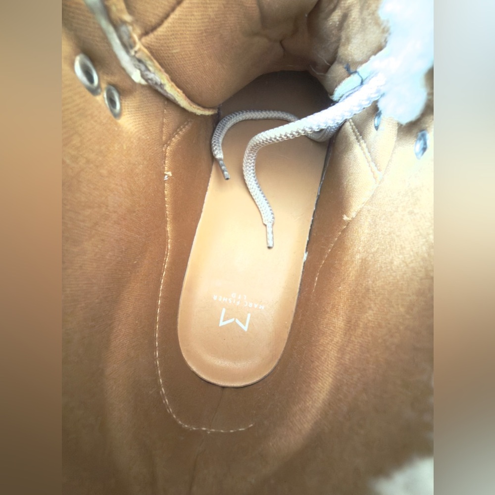 Marc Fisher ML Davie Suede & Faux Fur Boots, Size 10 M Excellent Used Condition - Picture 7 of 10